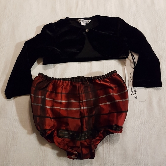 Pippa & Julie 12 month 3 piece holiday party dress, New - Picture 9 of 11